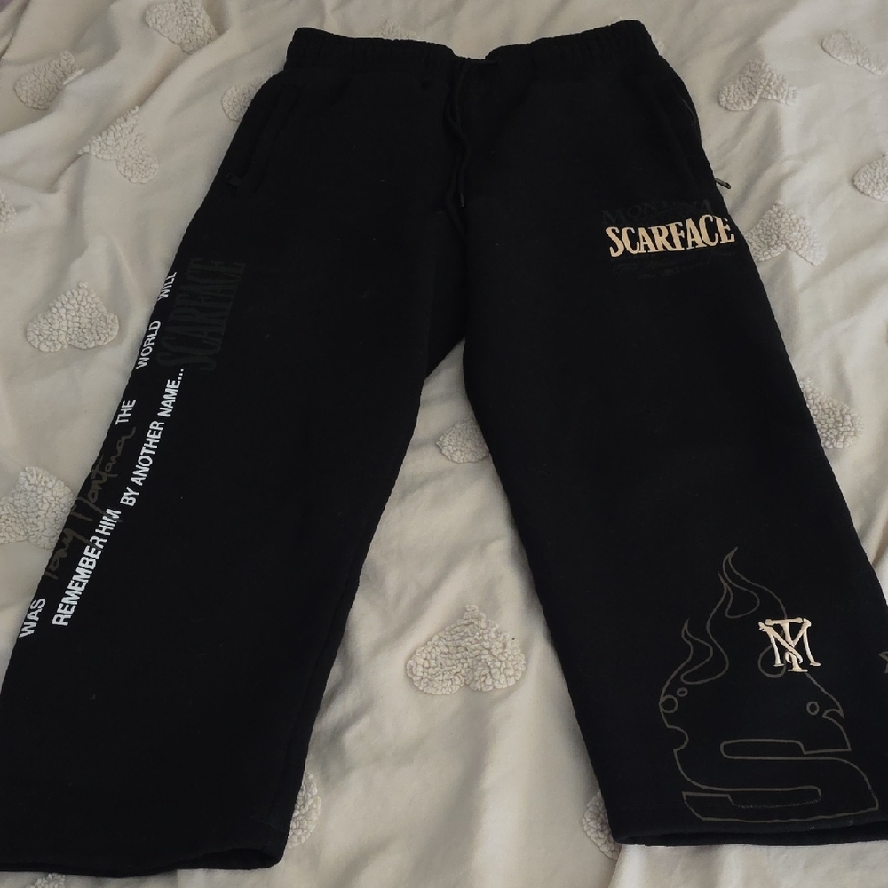 Scarface Graphic Black Men’s Joggers